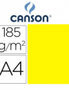 Canson A4 canary yellow cardboard 185 g.