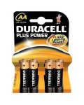 Battery alkaline duracell plus AA LR06