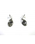 Double oval earrings