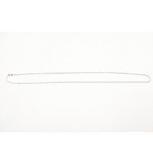 Chain silver braided 35 cm.