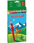 Alpine - Box of 12 colored pencils 