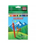 Alpine - 18 color pencils box