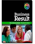 BUSINESS RESULT PRE-INTERMEDIATE STUDENT S BOOK WITH DVD - ROM PK