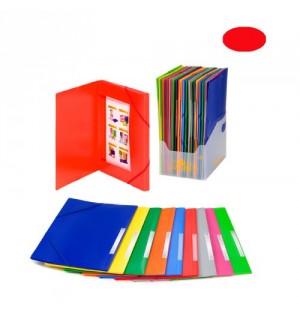 Tabs folder A. 4 with labels and red rubber