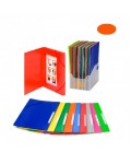 Flaps folder A. 4 with labels and orange rubber