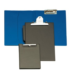 Folders with cover and Miniclip PVC Black