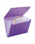A4 pp Accordion binder with violet rubbers