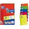 Cuaderno Oxford A4,Tapa Extradura, Pizarra Write&Erase, 80 Hojas, Cuadrícula 4x4, Pack 4+1, Surtido colores vivos