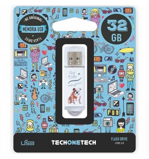 Memoria usb techonetech flash drive 32 gb 2.0 que vida mas perra