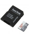MEMORIA MICROSD 64GB SANDISK C10 100MB CON ADAP SD SDSQUNR-064G-GN3MA
