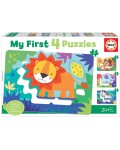 My First Animales de la Selva. Puzzles Progresivos Infantiles. 5, 6, 7 y 8 Piezas. +24 Meses