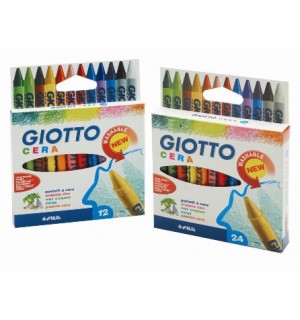 Ceras Giotto Maxi de 12 Colores 