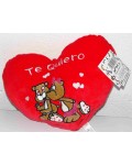 Teddy heart cushion Te Quiero