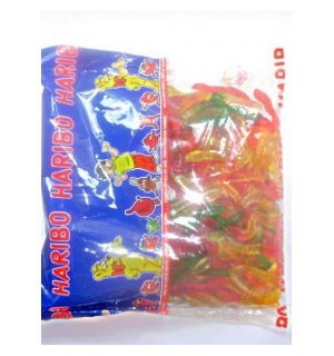 Gummy worms Haribo bag 1 kg