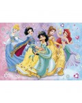 Puzzle 104 parts princesses with gem Stickers