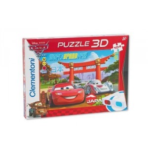 Clementoni Cars 2 (Puzzle 104 Piezas Magic 3D)