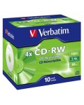 CD-RW VERBATIM 1-4X 700 MB 80 MINUTOS
