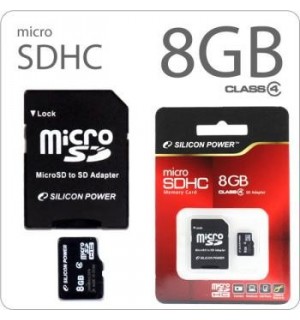  Silicon Power SP032GBSTH004V10-SP Class 4 Micro SDHC