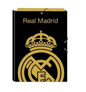 Carpeta con gomas solapa Real Madrid