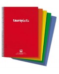 Notebook Folio Taurus Plastic polypropylene 80 sheets