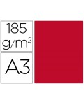 Cartulina Canson A3 Rojo185 g.