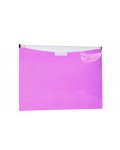 A5 zipper bag c/Pocket: Lavender