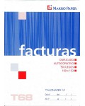 Talonarios Facturas Makro Paper 109x147 Natural Duplicado Papel Autocopiativo
