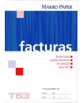 Talonarios Facturas Makro Paper 146x204 Natural Duplicado Papel Autocopiativo