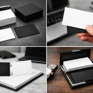 Tarjeta de Visita en Blanco y Negro 1 Cara (Caja de 100 Unidades)