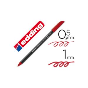 Rotulador Edding 1200 Rojo Inglés