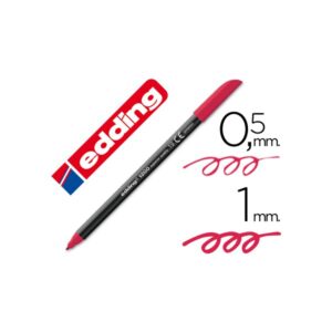 Rotulador Edding 1200 Carmín
