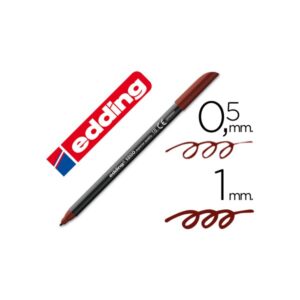 Rotulador Edding 1200 Marrón Oscuro
