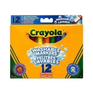 Rotuladores CRAYOLA Gruesos Lavables Caja de 12 Unidades