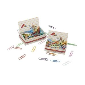 Clips Colores Plastificados Nº 2 33 mm. Caja 100 uds. Artes