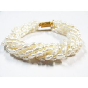 Conjunto Colgante y Pulsera Perlas