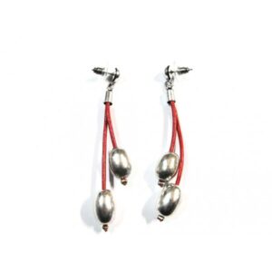 Pendientes Cordón Rojo
