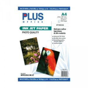 Papel fotográfico Plus Office A4 InkJet Paper Photo Quality 1440 dpi paquete 100