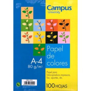 Papel color Campus University A4 Crema paquete 100h