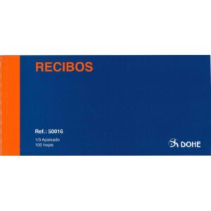 Talonario de Recibos 1/3 Apaisado Dohe
