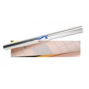 Rollo Plástico Adhesivo Sadipal 050 x 3 mts, Color Plata Brillo