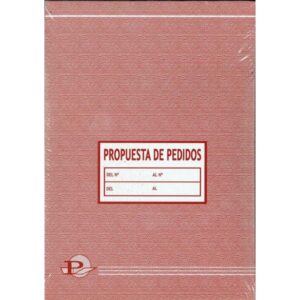 Talonario Propuesta de Pedido 1/4 con Copia