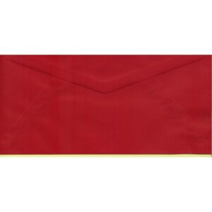 SOBRE PAPEL MICHEL COLOR ROJO 11X22 CM