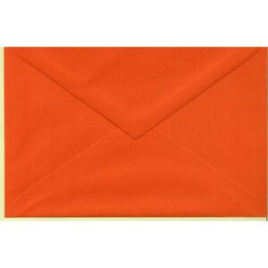SOBRE PAPEL MICHEL COLOR NARANJA CELESTE 11X22 CM