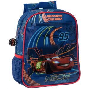 MOCHILA 28 CM CARS NEON