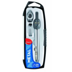 Maped – compas start de 3 piezas (compas+abrazadera+estuche de minas)