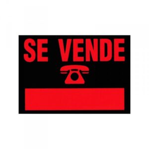 CARTEL PVC SE VENDE 500X700 mm