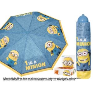 PARAGUAS INFANTIL MINIONS PLEGABLE 50 CM