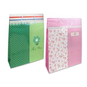 BOLSA DE REGALO PAPEL GRANDE CAMPIÑA FLORES