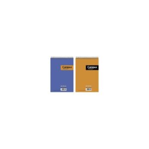 Cuaderno Cuadriculado con Espiral Campus University 7,5 x 10,5 cm A7 80 Hojas