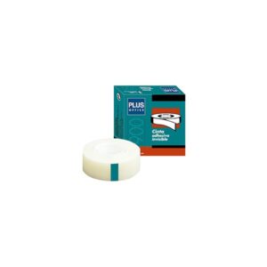 Cinta adhesiva invisible Plus Office 19mmx33m